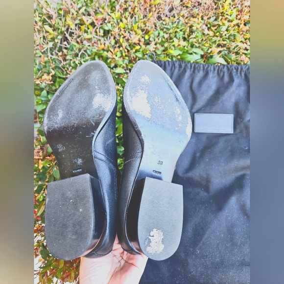 Alexander Wang Chelsea smooth Black Leather Anouck Ankle Boots US7.5 - Picture 13 of 16